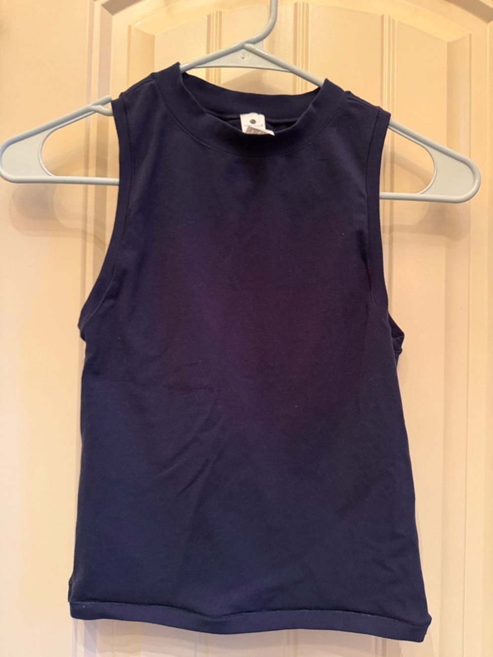Yogalicious Navy Sleeveless Crewneck Tank